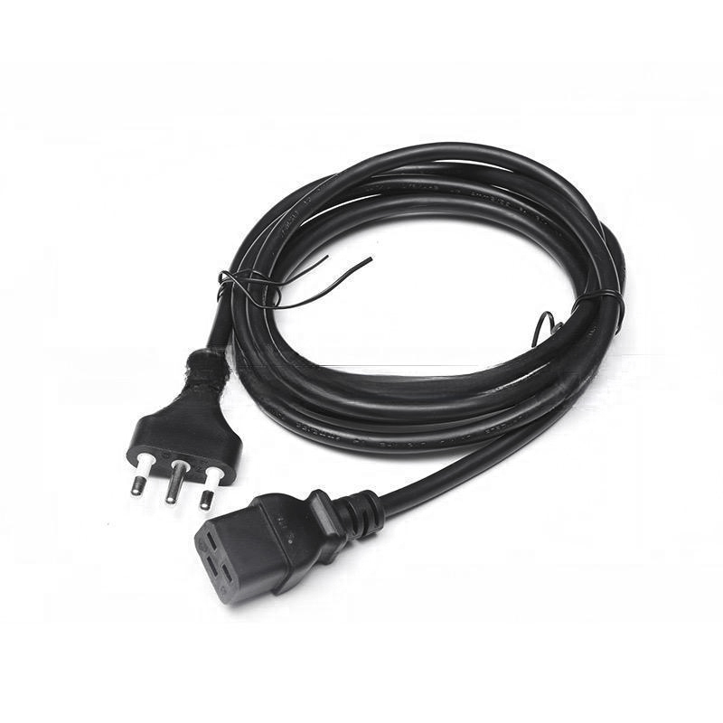 16A意大利插头C19品字尾